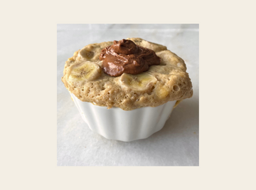 Mugcake de Banana e Cacau